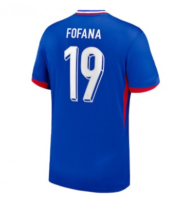 Frankrig Youssouf Fofana #19 Replika Hjemmebanetrøje EM 2024 Kortærmet